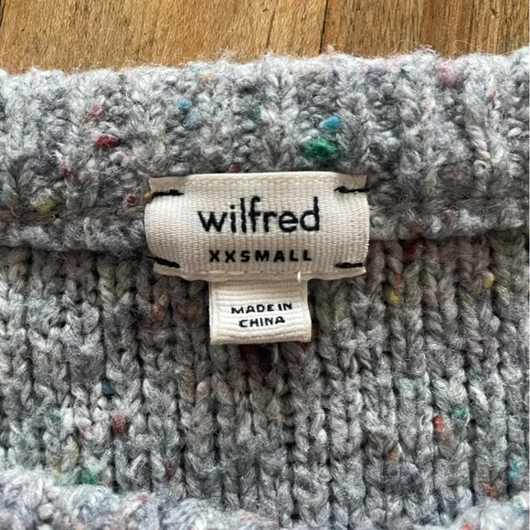 Wilfred (Aritzia) Oversized Confetti Sweater-XXS - Picture 6 of 8